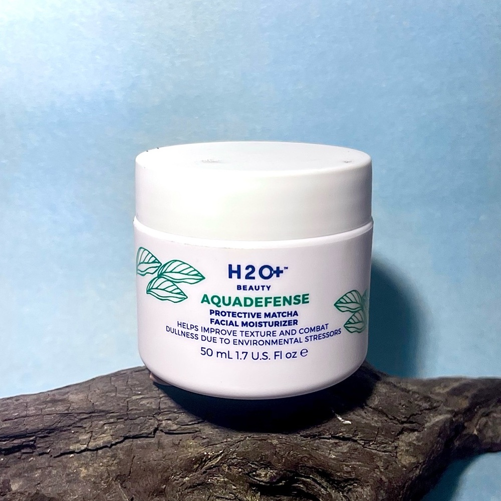 h20+ beauty AQUADEFENSE protective matcha facial moisturizer NEW IN BOX